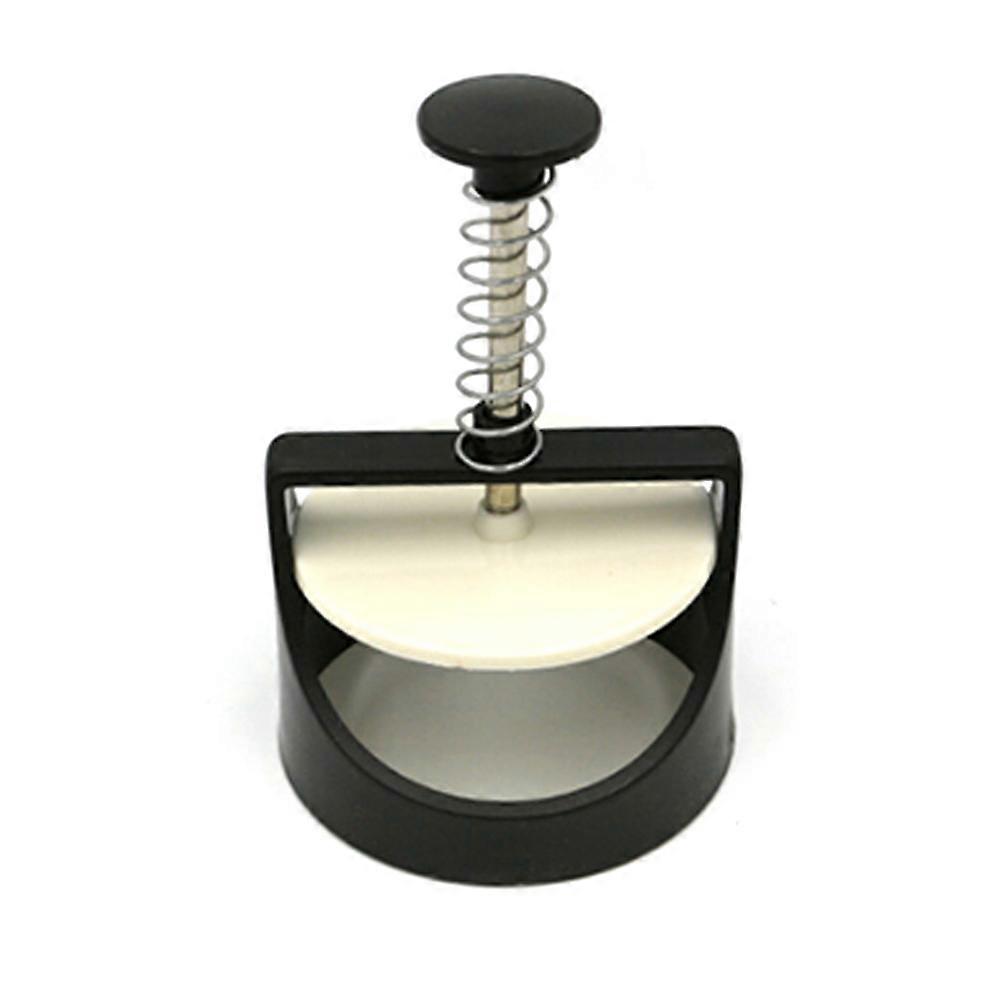 Kitchen Tool Patty Maker for Making Hamburger 3Pcs Plastic Black Set