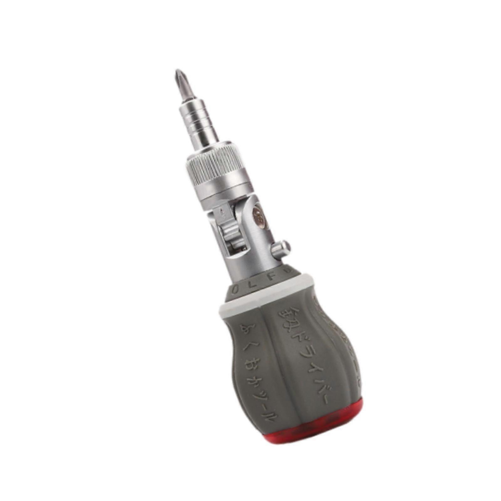 Ratcheting Screwdriver with Multi Bit Labor Saving Professional Repair Tool