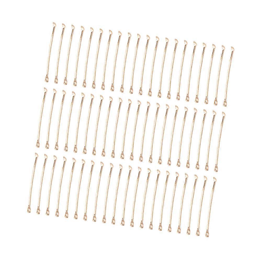 Handmade Jewelry Parts Eardrop Connection Rod for Decoration 200Pcs Golden