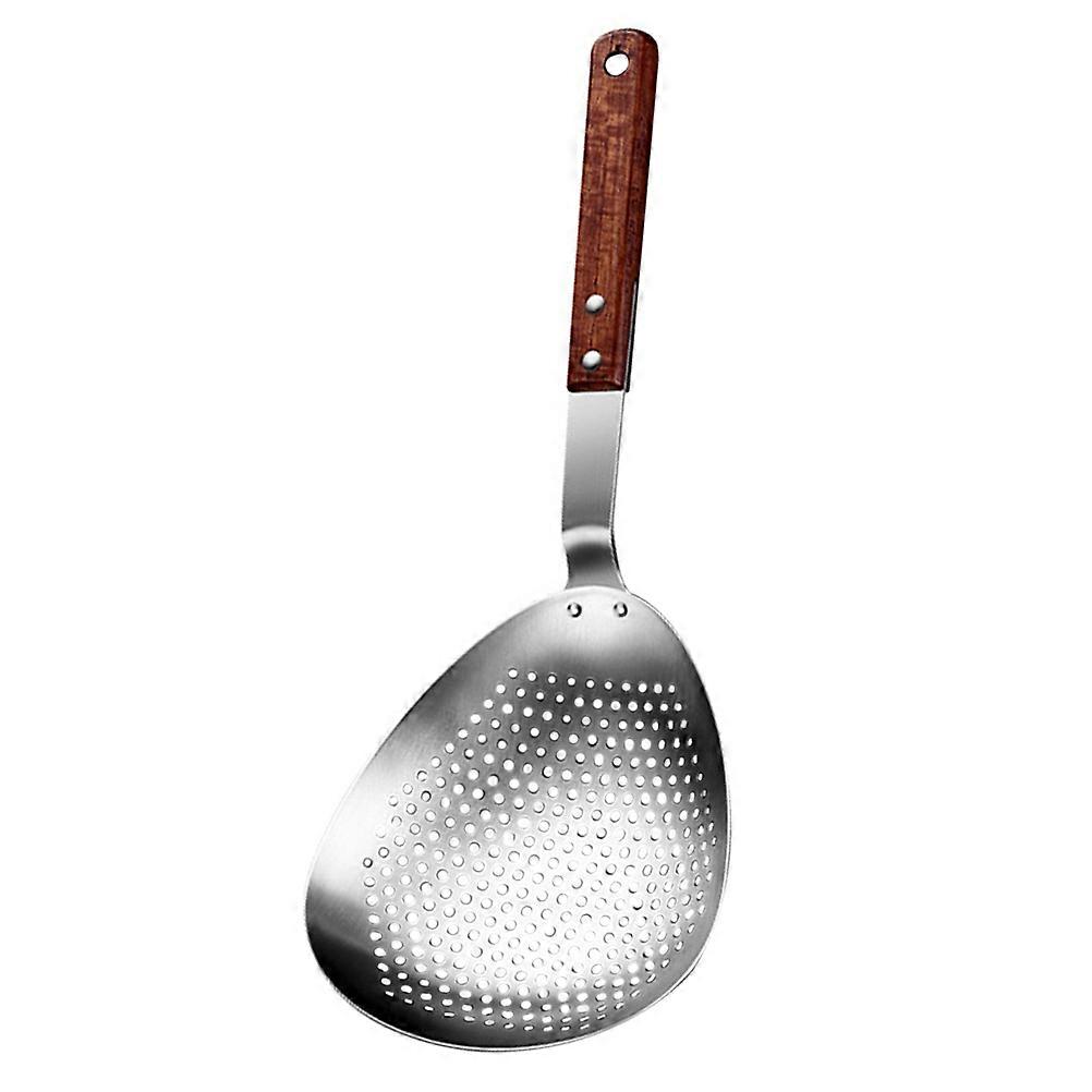 Multi-Functional Stainless Steel Strainer Spoon For Home Kitchen Culinary Needs 35.5X12.5X2CM Filtering 1Pack