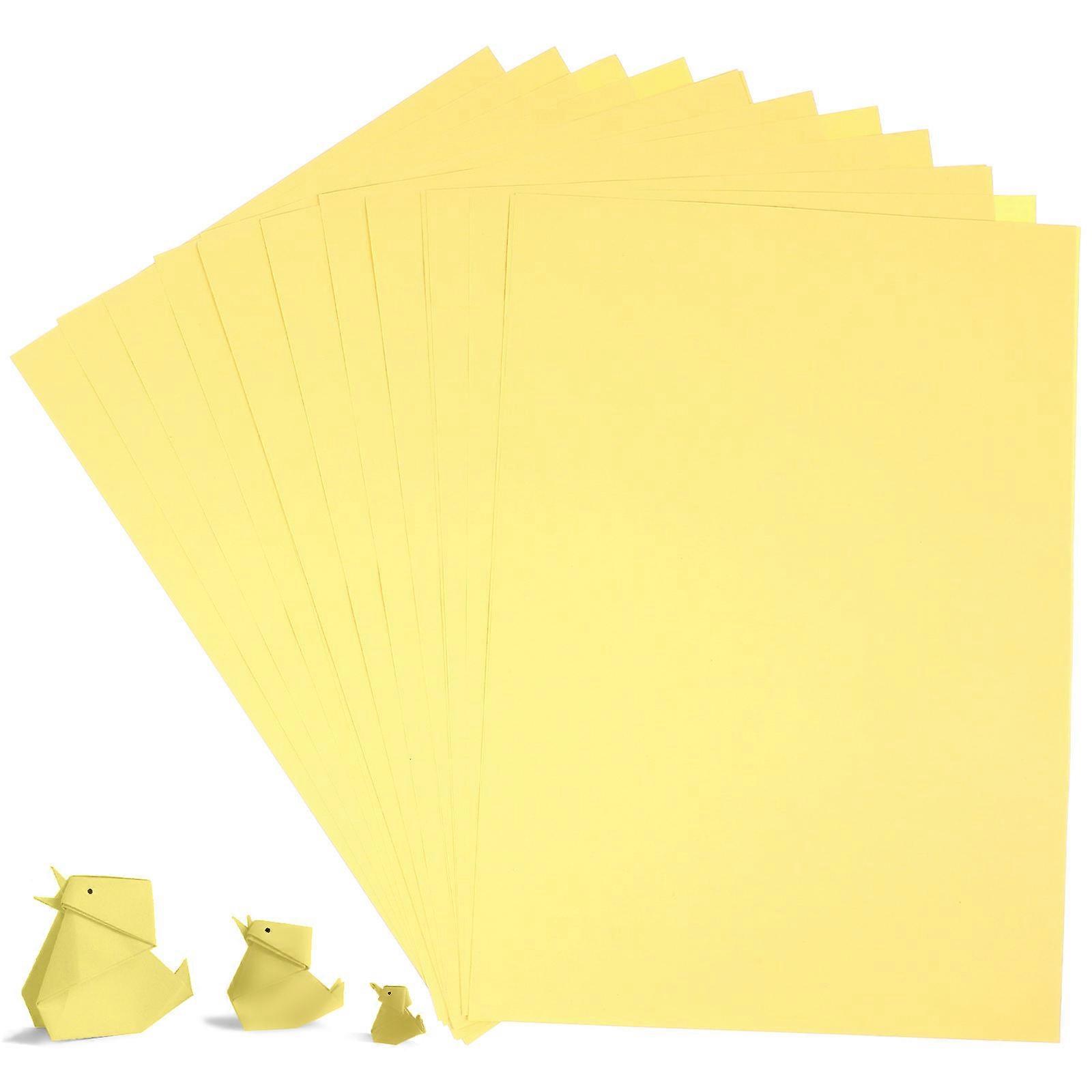 Typing Papers Multipurpose Paper for Manual Cutting 200 Sheets Light Yellow