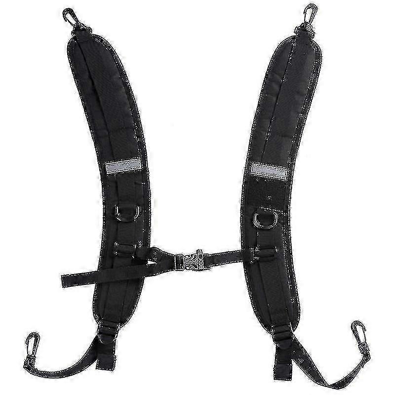 Backpack Straps Adjustable Padded Shoulder Straps For Backpack Dry Bag(1pcs, Black)