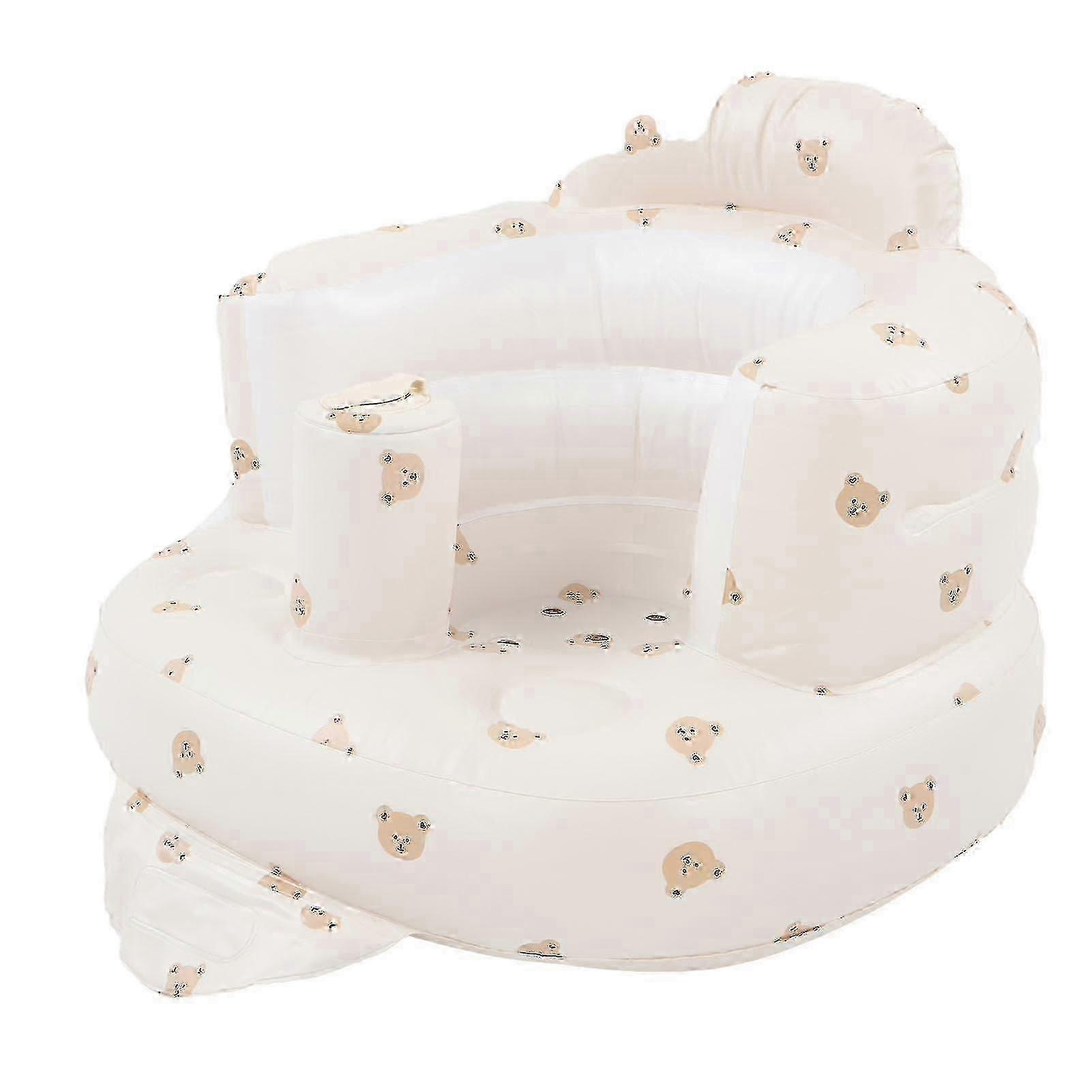 Siège bébé gonflable Chaise de bain réglable pour tout-petit Pliant Inoffensif Aéré Design