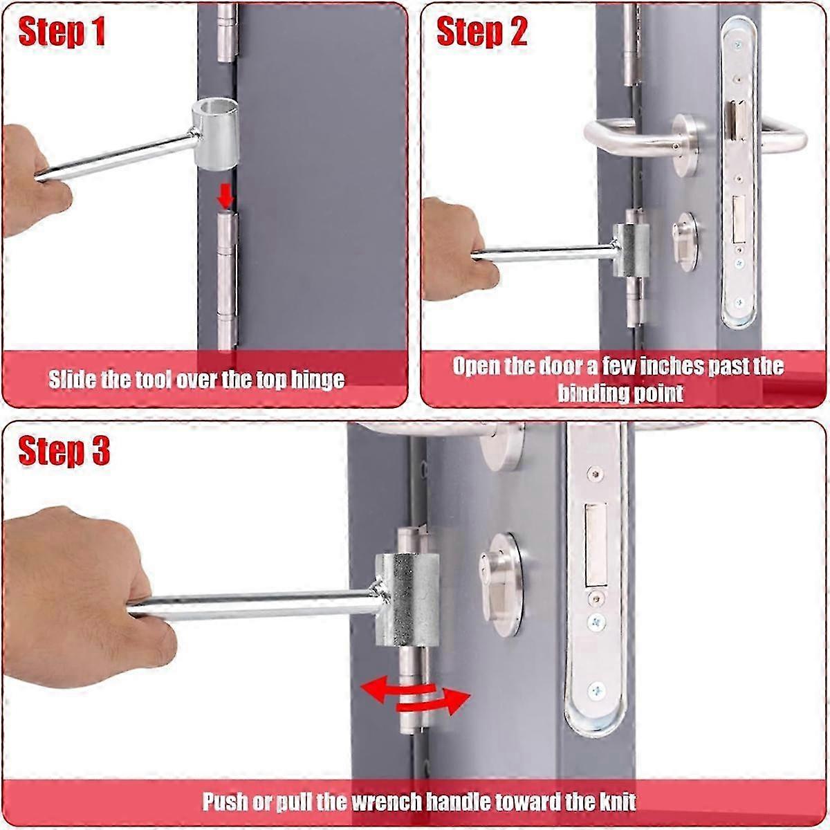Hinges Gaps Adjusting Wrench, Steel Door Hinge Adjustment Tool