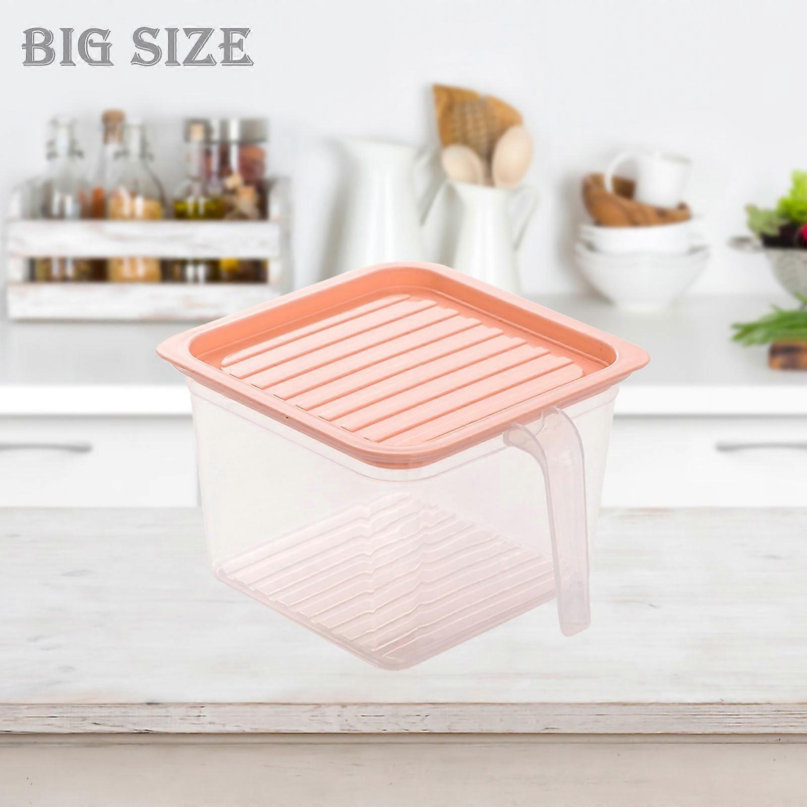 Clearance 50% ZKCCNUK Storage Transparent Refrigerator Storage Box, With A Lid Can Be Stacked Closet Organizers and Storage