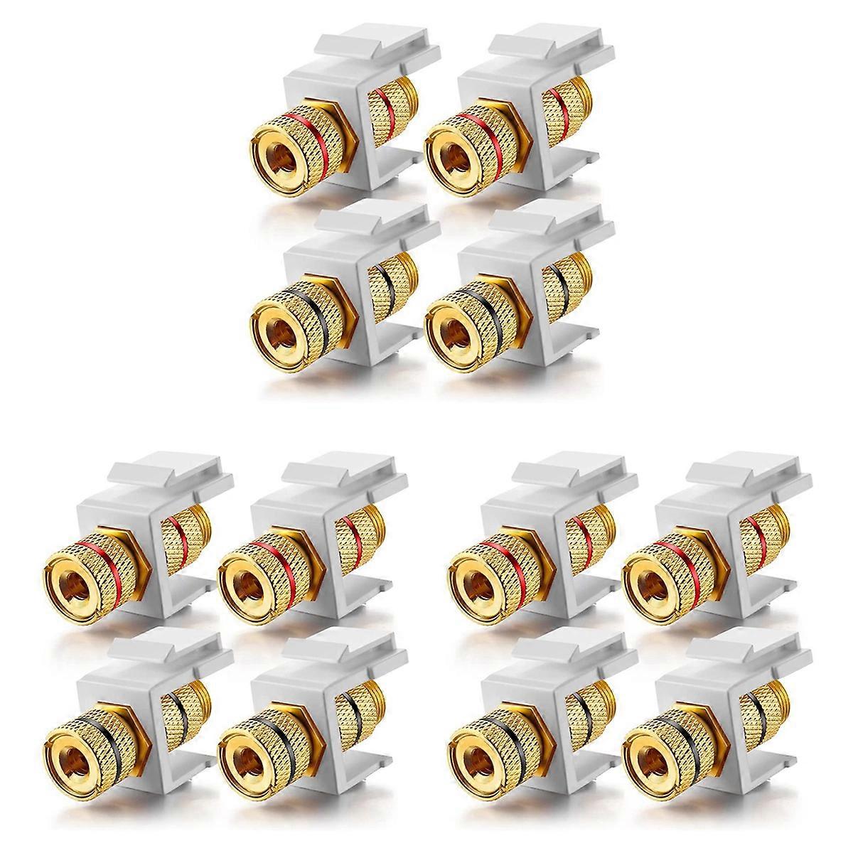 Banana Jack Binding Post Jack Insert 2 Pairs/4 Pack