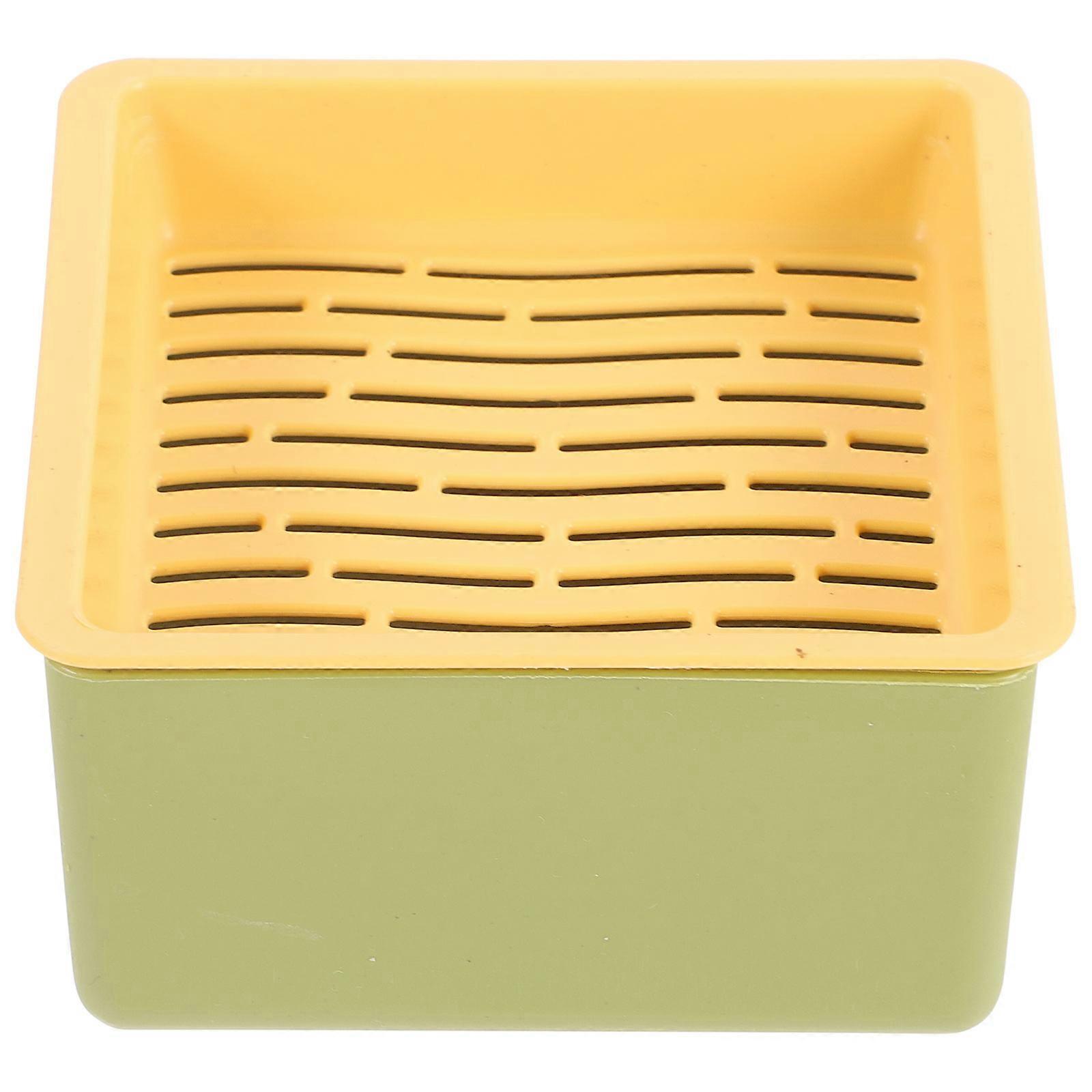 Plastic Hydroponic Cat Grass Planter Soilless Planting Box 4Pcs