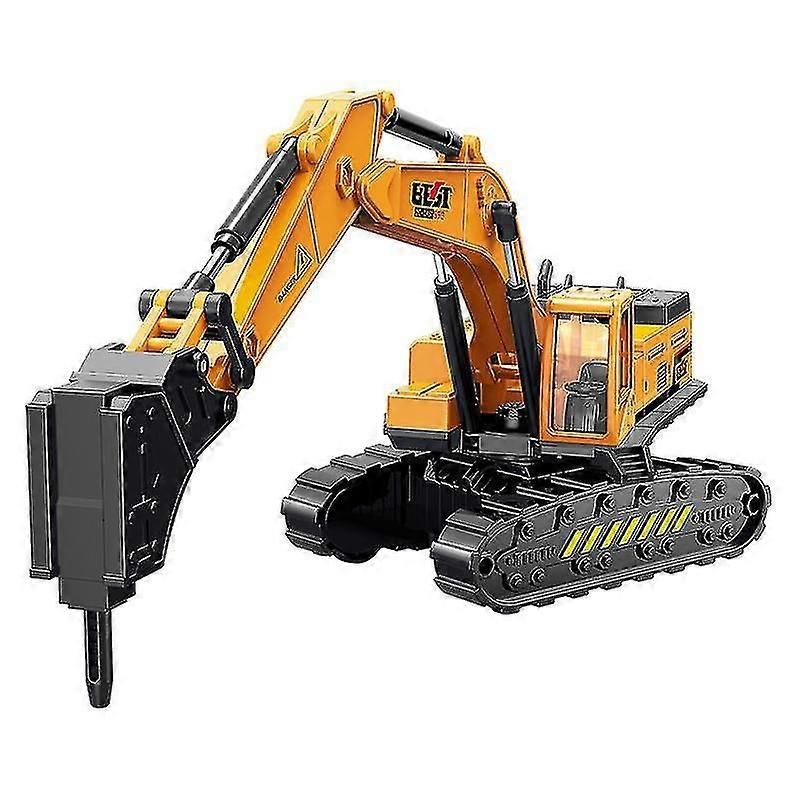 Simulation Engineering Excavator Toy Vehicle for Children's Play