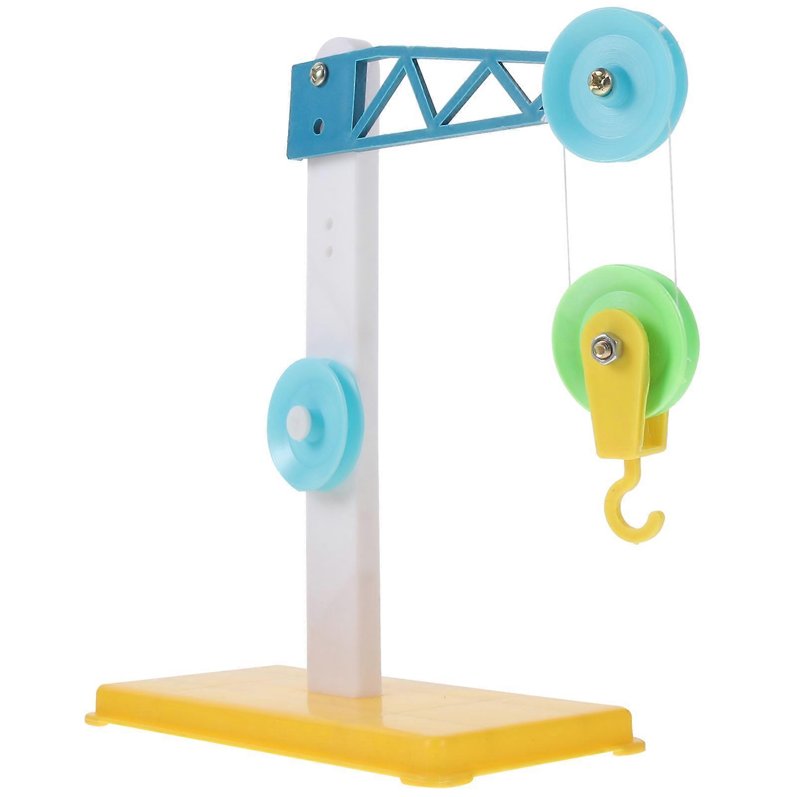 Kids Plaything School Pulley Model for Home Plastic 3Pcs Set