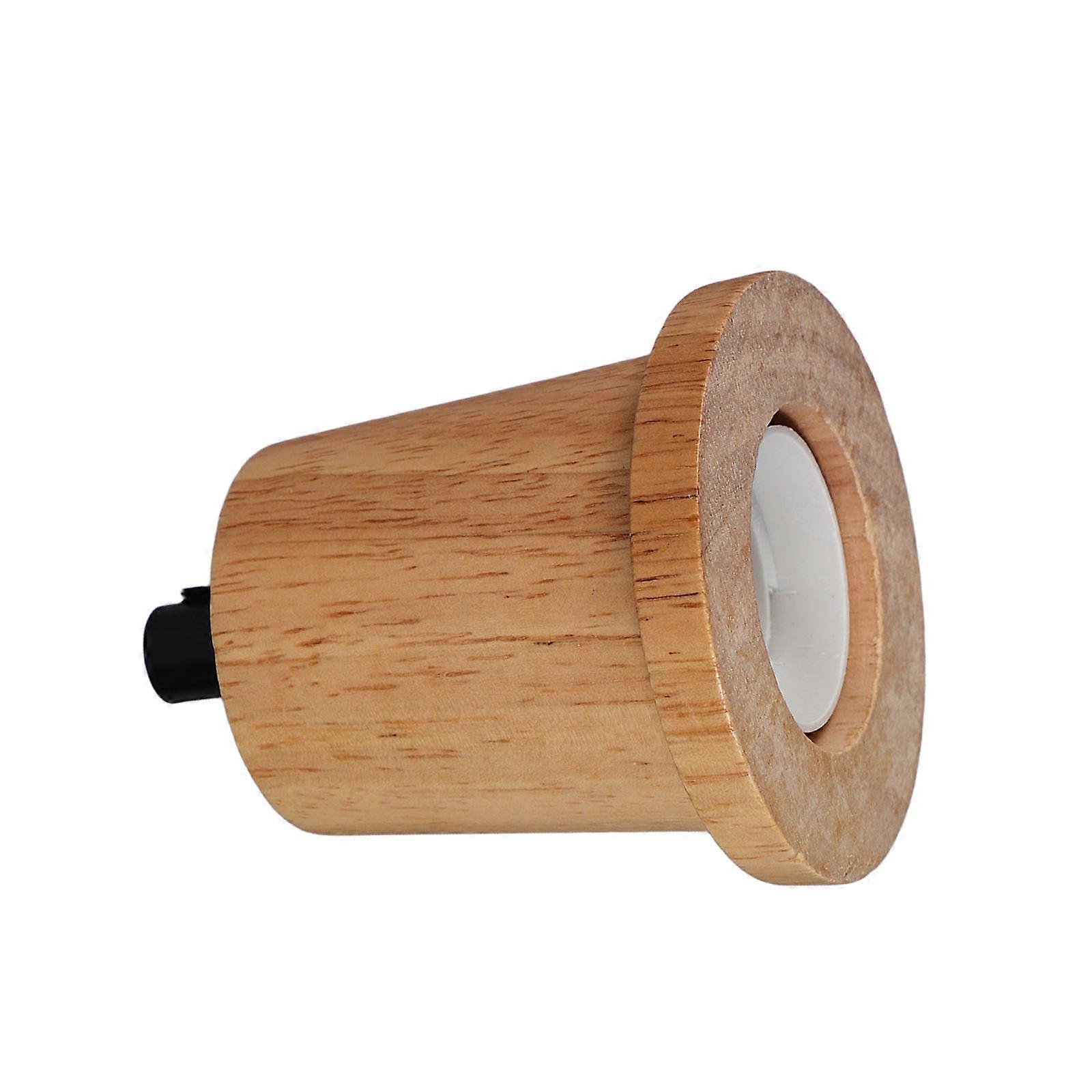 Bulb Holder Screw Fitting Wooden Plastic Lamp Socket E27 for 3Pcs