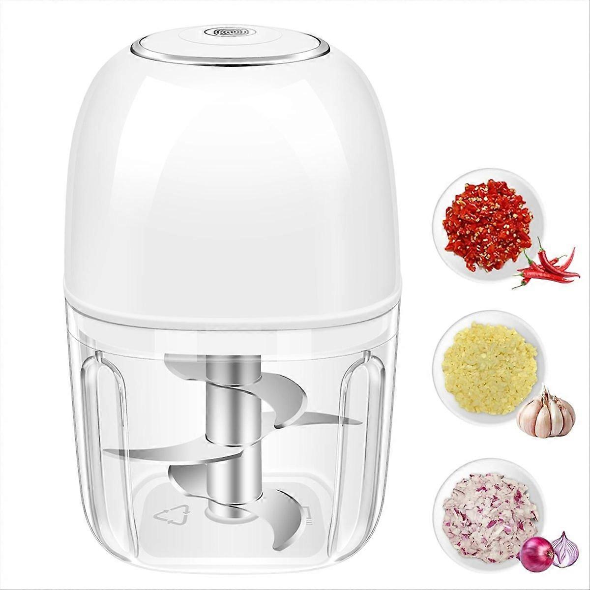 350ML Electric Garlic Chopper, Portable Mini Food Processor