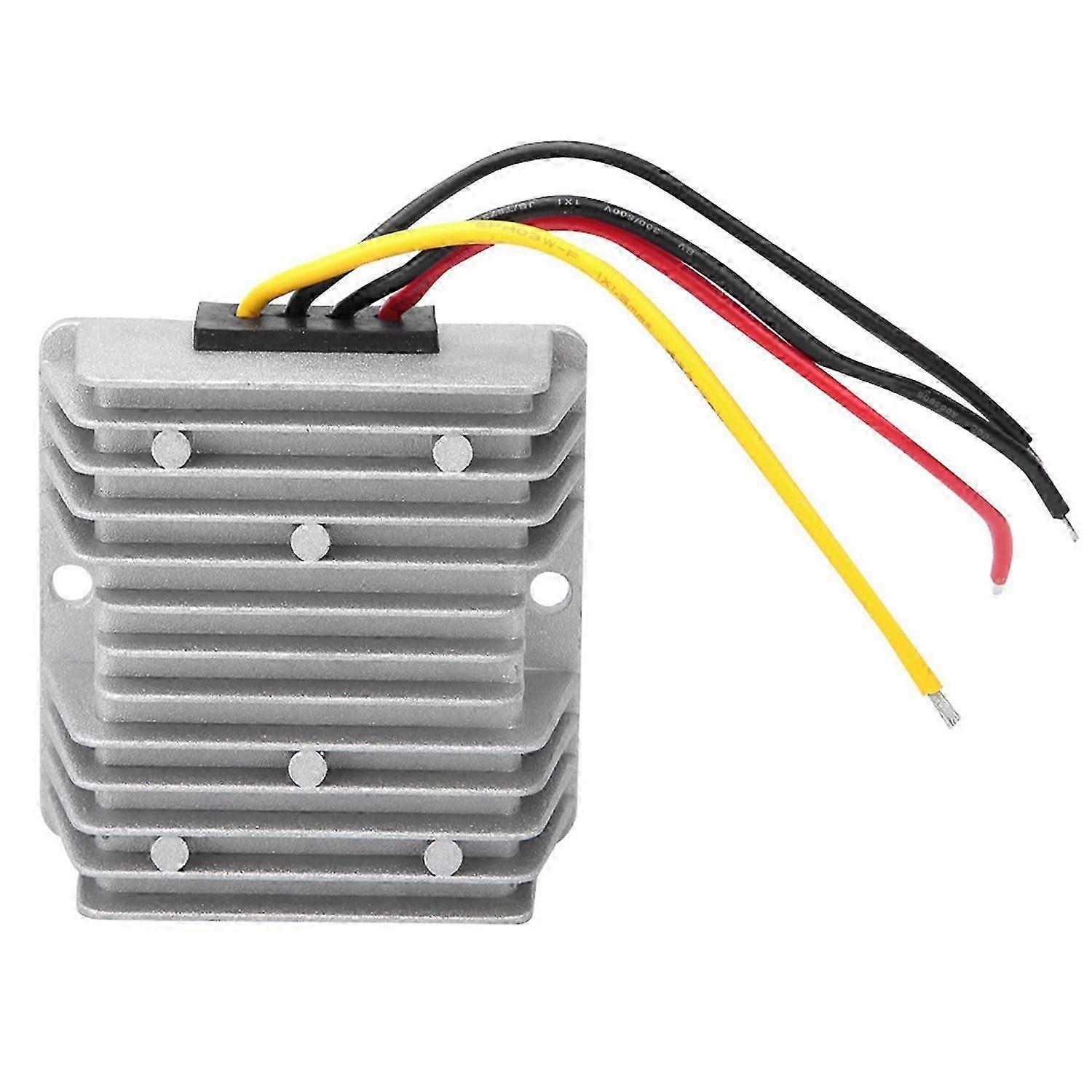 24V to 12V DC Buck Converter Module: 8A 96W Power Reducer with Aluminium Shell for UK Use