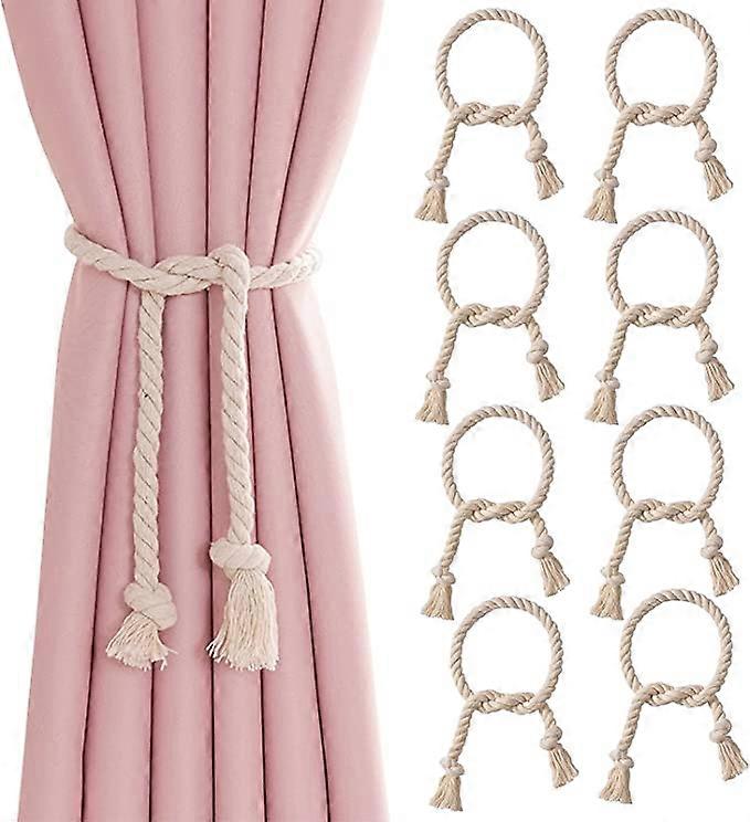 8pack/lot Exquisite Craft Curtain Tiebacks For Easy Operation And Stable Fixation Tiebacks Curtain