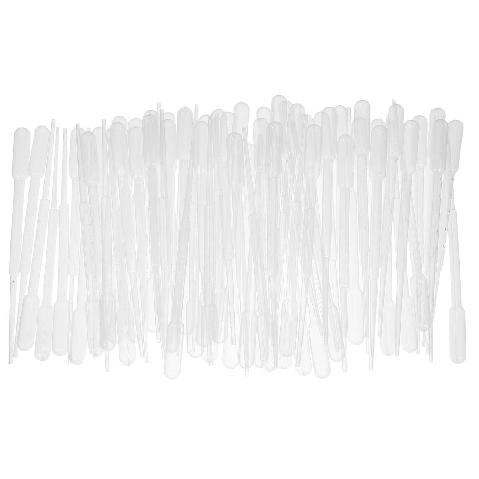 Plastic Disposable Graduated Pipettes 600Pcs Transparent Liquid Transfer Pipettes for Lab