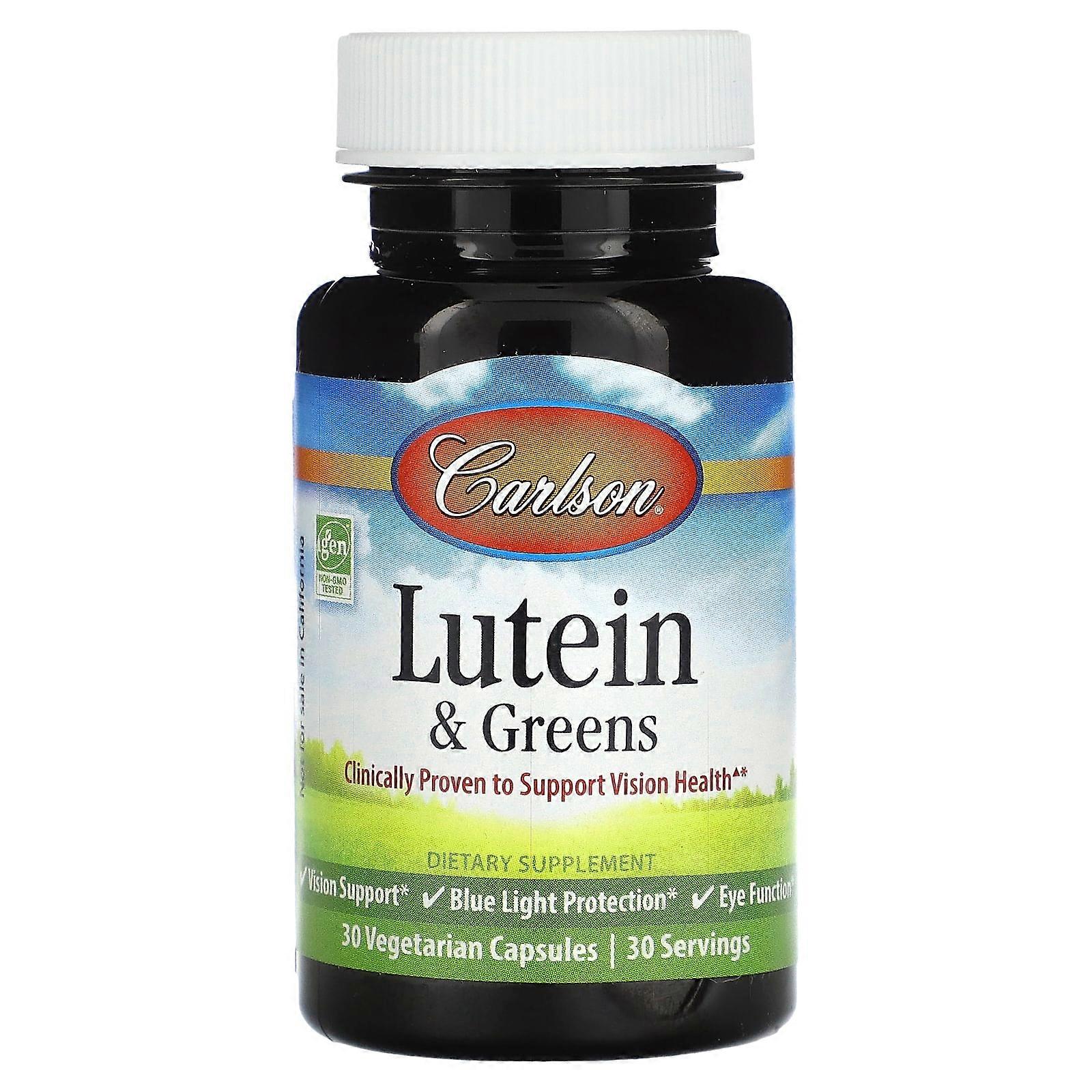 Lutein & Greens , 30 Vegetarian Capsules