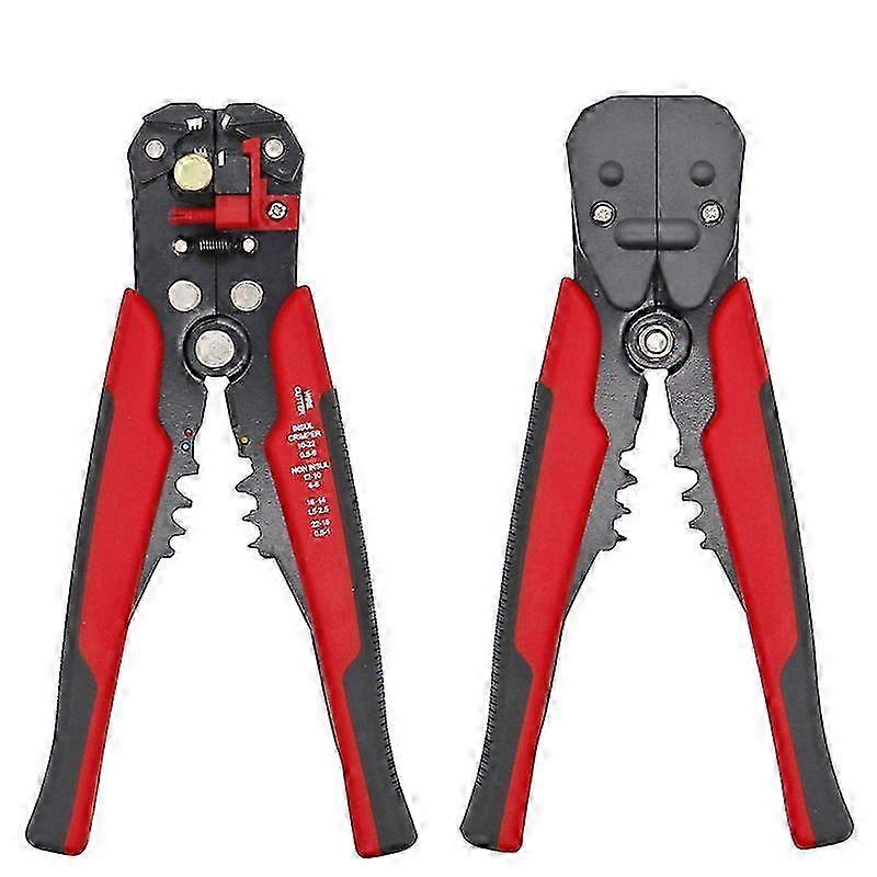 25-26 Automatic Cable Wire Pliers Crimper Crimping Tool Stripper Self Multifunction Adjustable Insulation electrician Tool