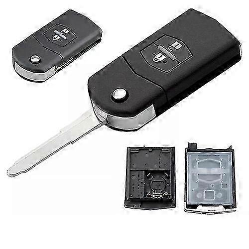 25-26 2/3 Button Remote Key Case/Shell for Mazda 3 5 6 RX7 RX8 Car Key Case