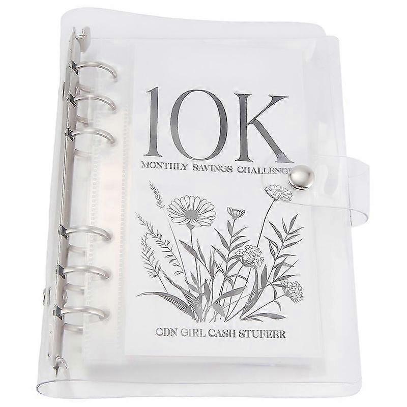 Envelope Challenge Binder Savings Binder for Save 10K with Cash Envelopes for Budget Planning