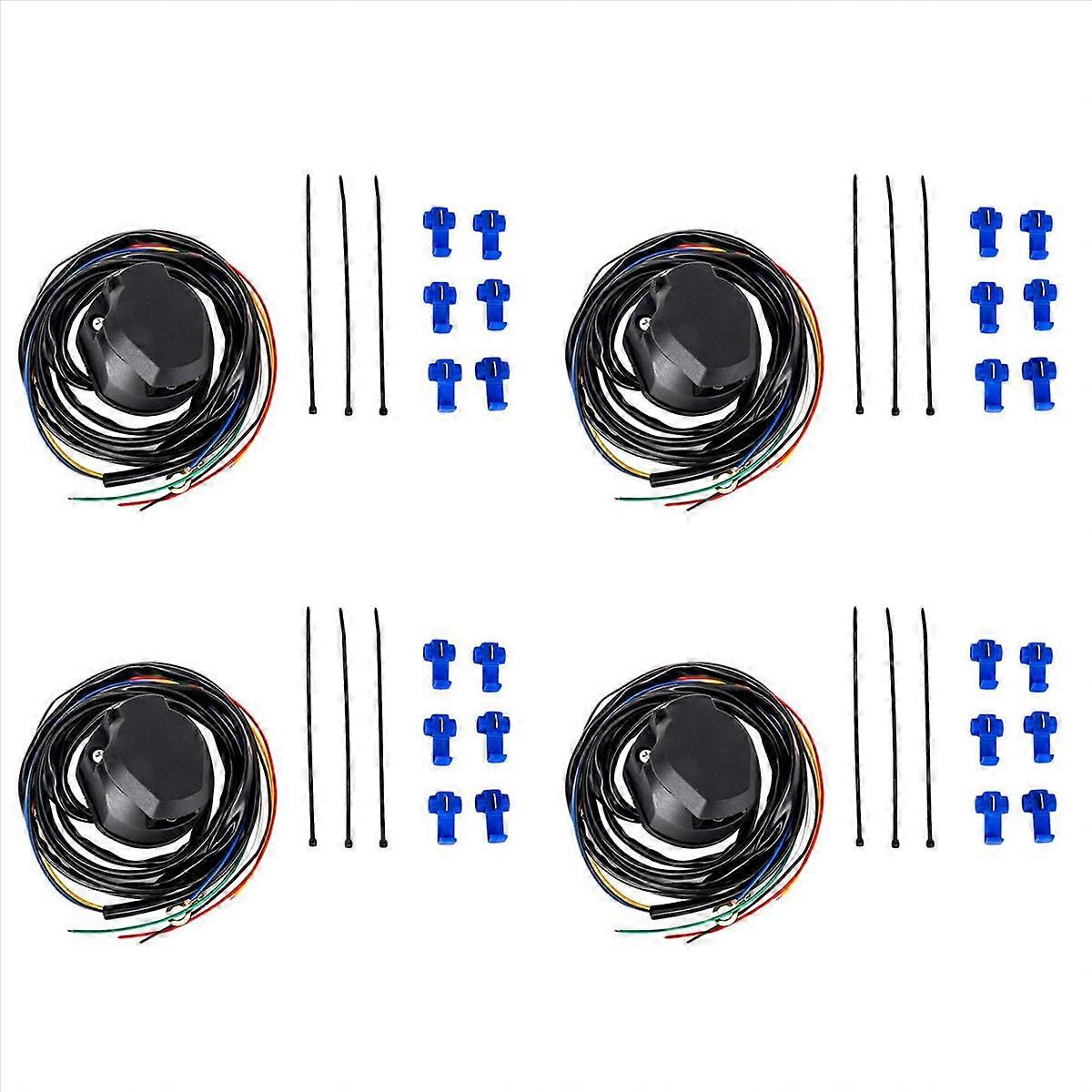  7 Pin Trailer Socket Cable 1.5M Wire for Car Trailer Wiring