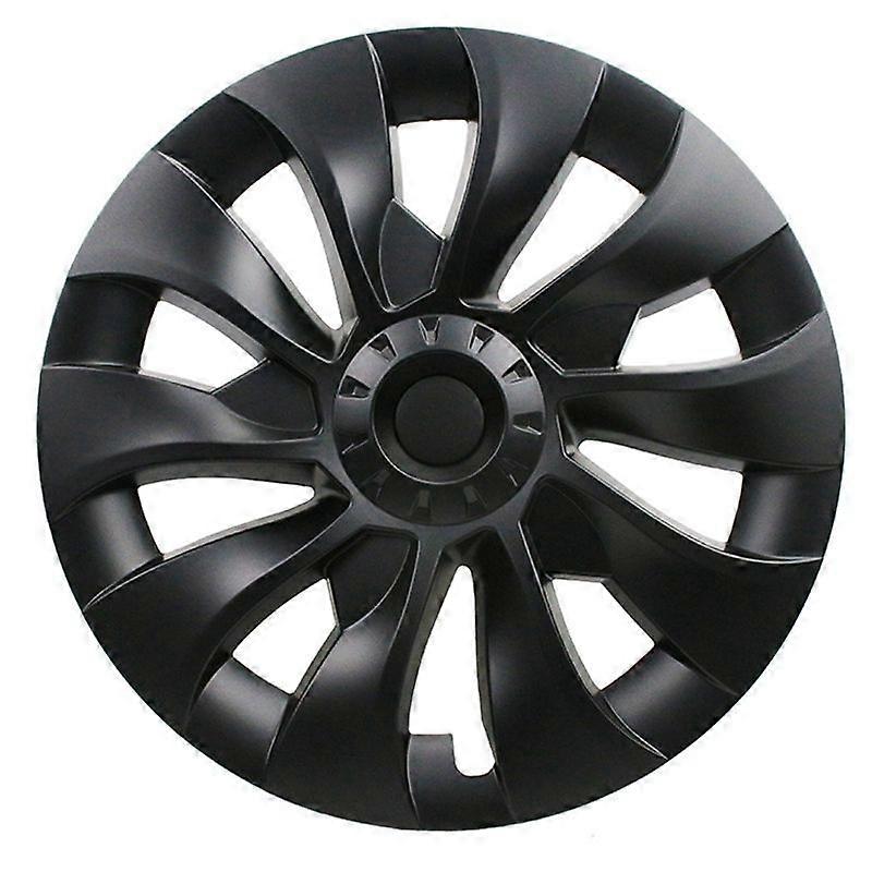 Κάλυμμα τροχού 18 ιντσών, καπάκι πλήμνης πλήρες για μοντέλο Tesla 3-ματ μαύρο (αριστερά)