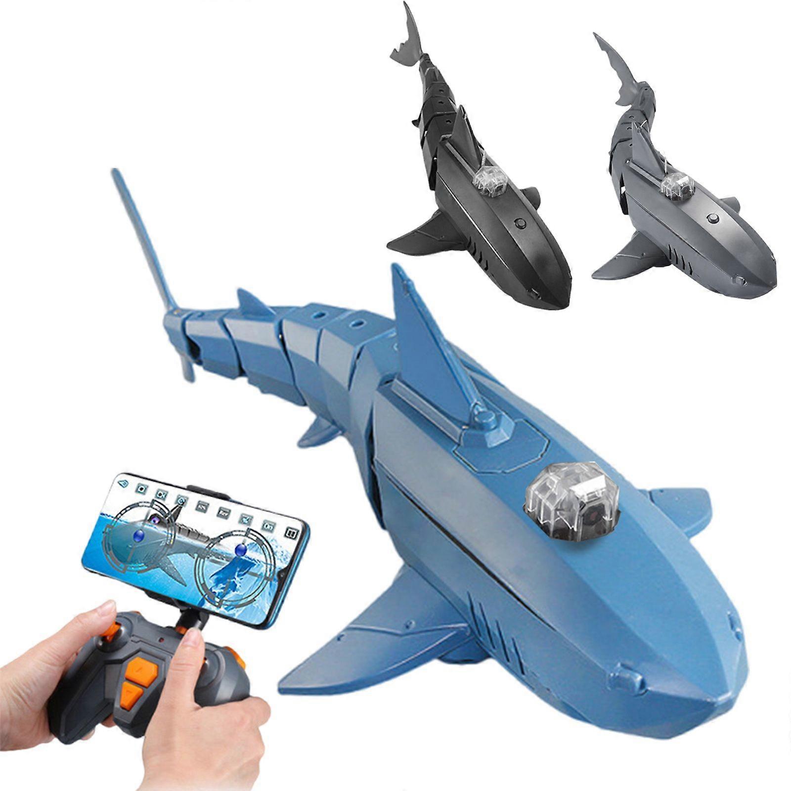 RC Boat camera Remote Control 30W waterproof submarine Electric shark 480P