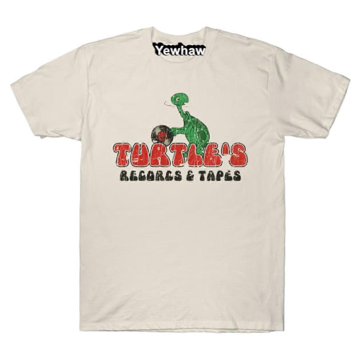 Camiseta Turtle's Records & Tapes com disco de vinil