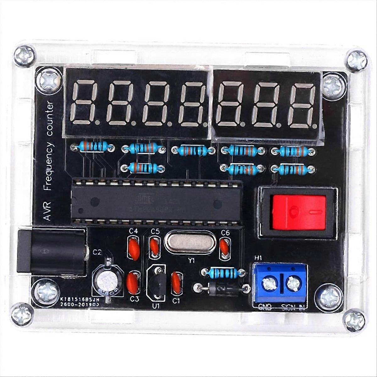 Fréquencemètre 10MHz Compteur de fréquence DIY Fréquence AVR avec coque