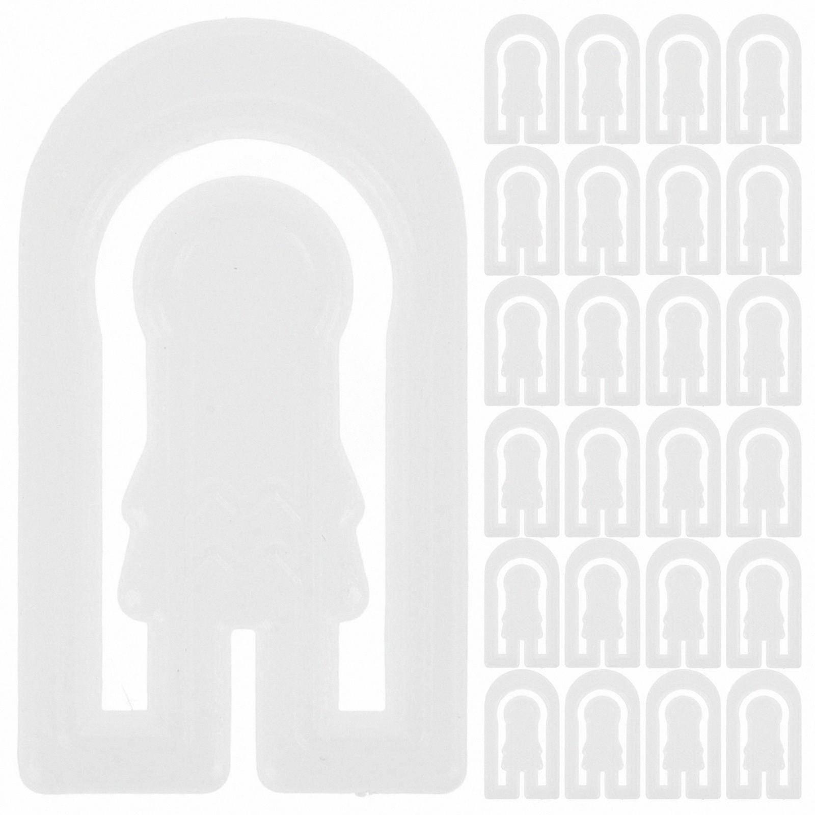 100 Pack Reusable Garment Clips for Shirt Packing and Fixing