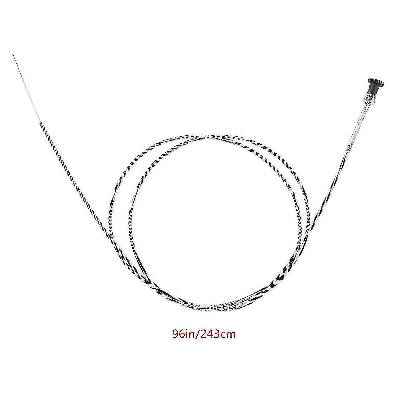 25-26 96in Universal Throttle Cable for Go Kart & Motorcycle - Push Pull Choke Control Line Accessory