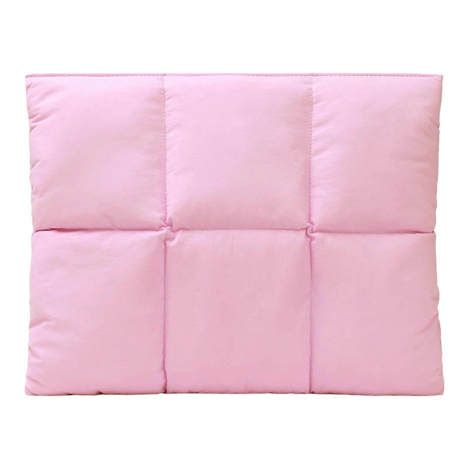 Capa protetora magnética macia para laptop, compatível com laptops de 13 e 15,6 polegadas, na cor rosa.