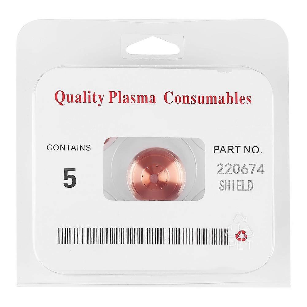 5pcs Plasma Shield Cup Cap for MAX45 Cutting Torch Consumables 220674