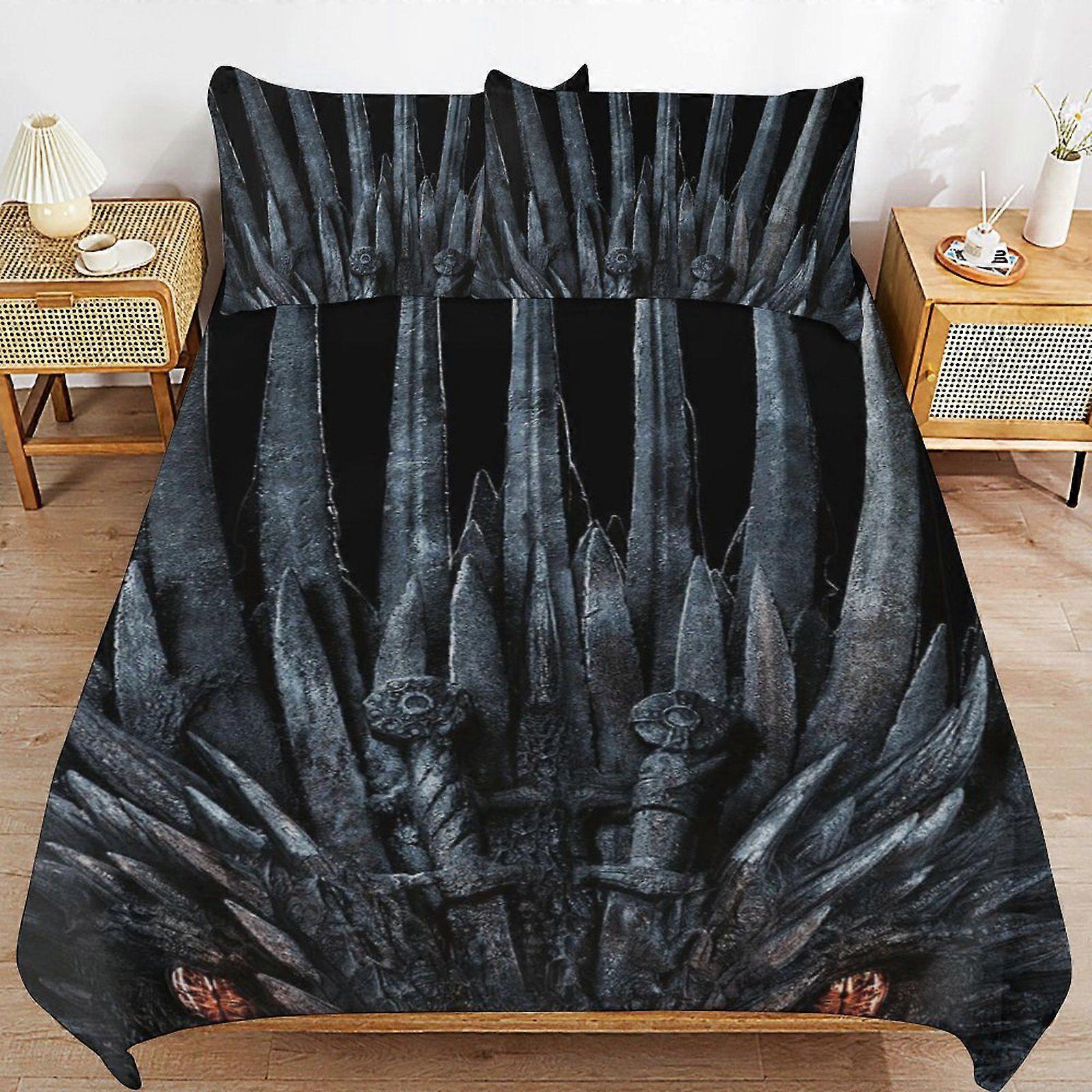 u251 Game of Thrones Soft and Durable Hypoallergenic Sleep Upgrade Zipper Closure Duvet Cover Sets for Relaxation n251