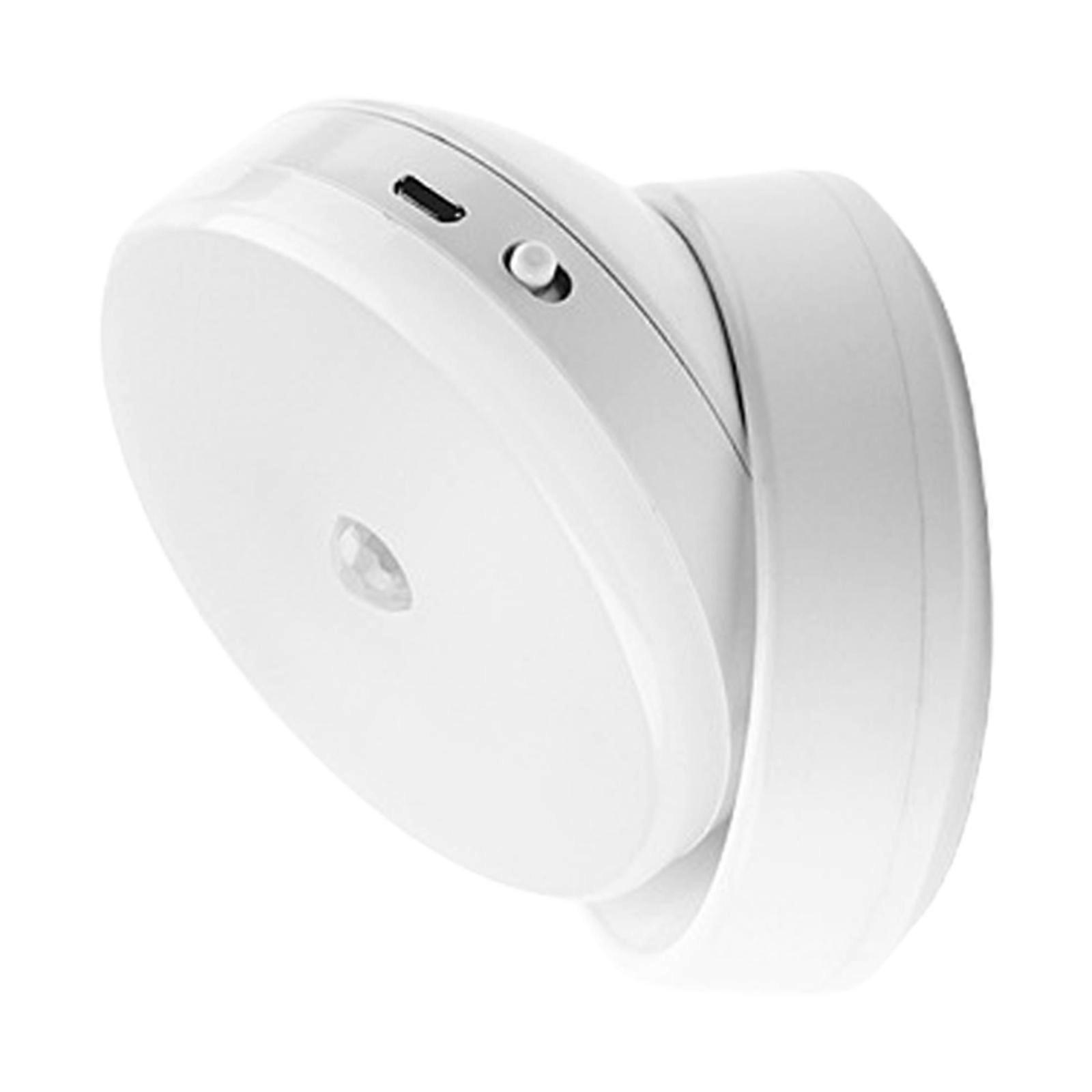 LED Night Light 360 Degree Rotating Motion Sensor Wall Lamp Under Cabinet Light for Wardrobe Cupboard Closet Enduring Multicolor