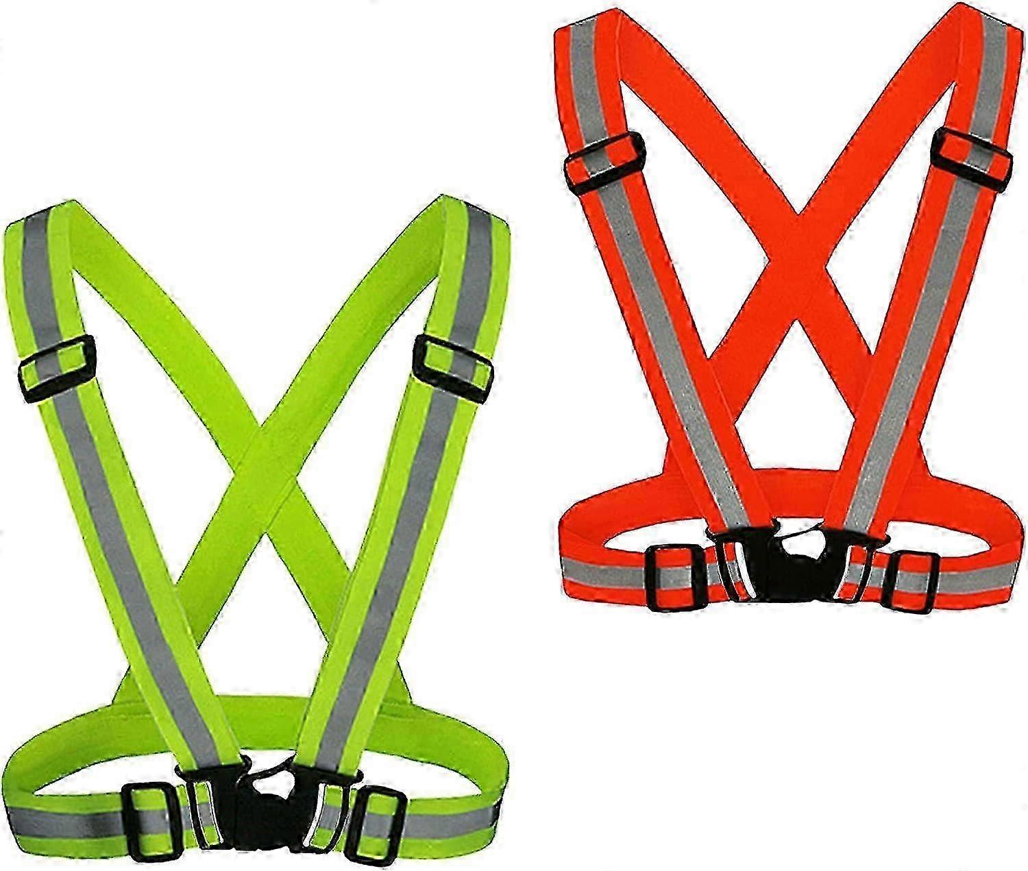 Adjustable and Reflective Safety Vests for Adults and Children Ideal for Cycling Running and Nighttime Jogging