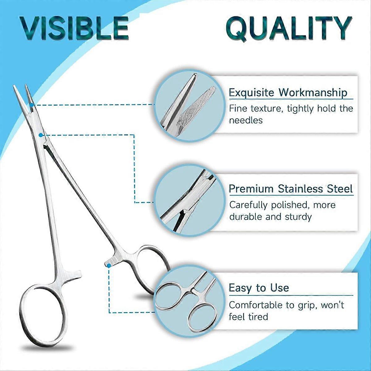 Medical Student - Silicone Suture Pads 17 Pre-Cut WoundSuture Tools Practice Sutures and Needles