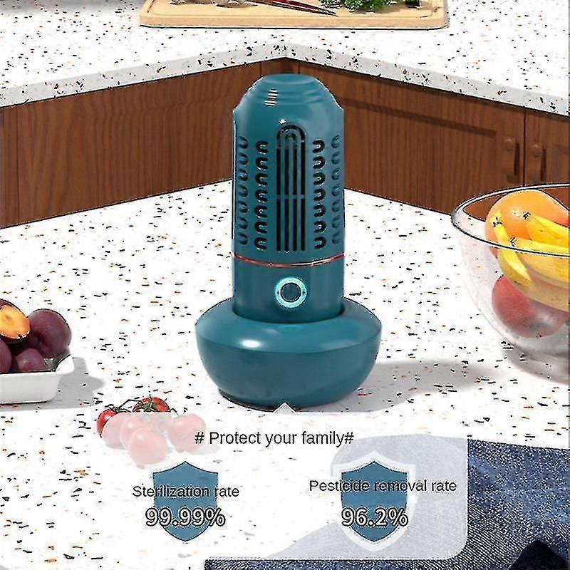 便携式食品净化器消毒水果蔬菜洗衣机胶囊形状蔬菜屋