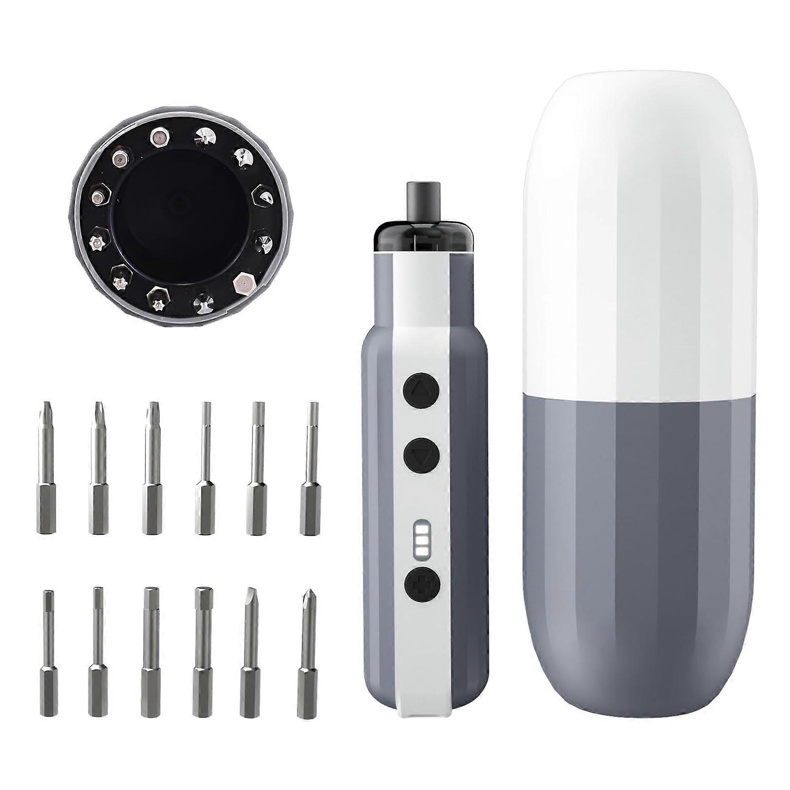 Cordless Screwdriver With Adjustable Torques Settings Magnetic Head And Fast Charging Capability Multifunction Multicolor