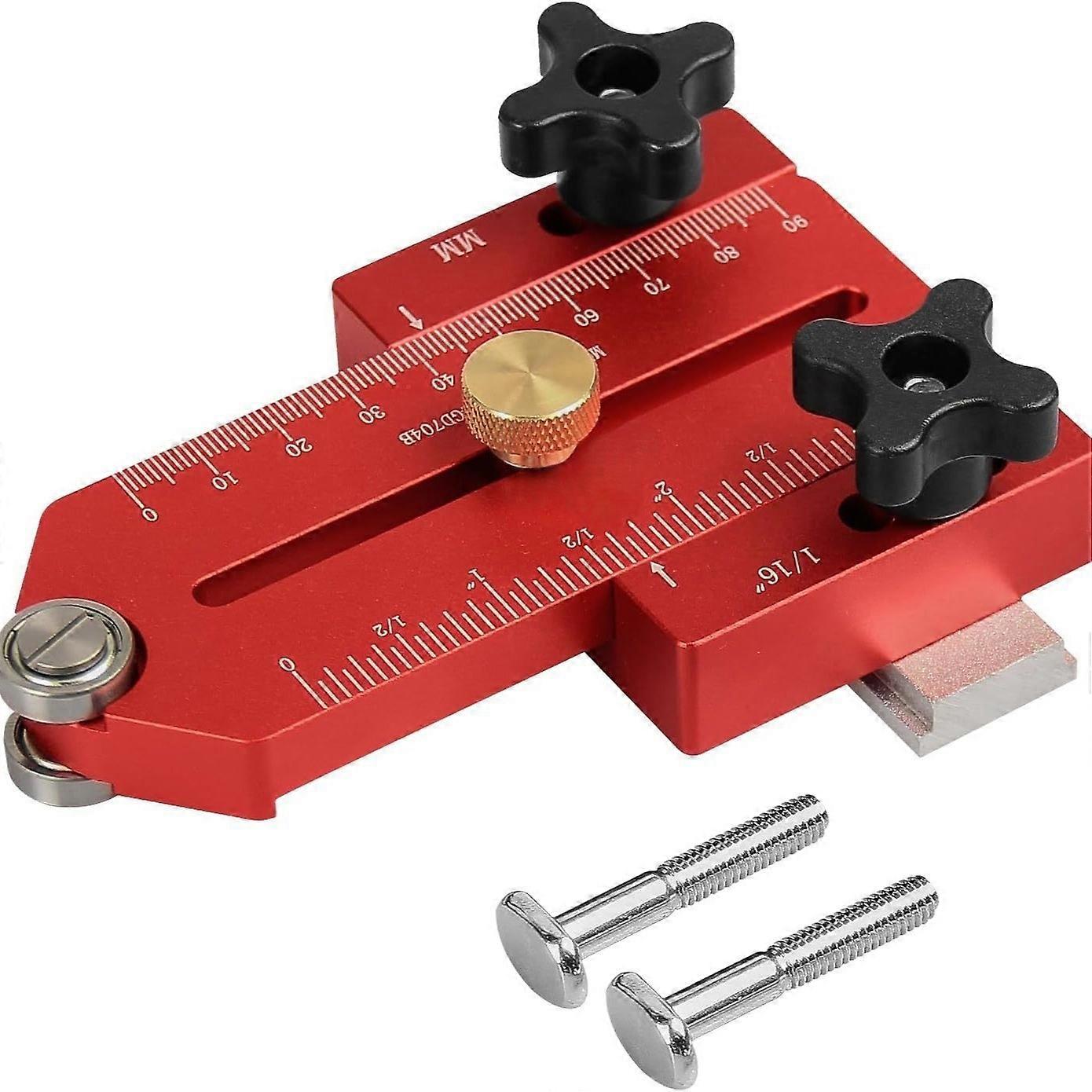 Cutting Guide Tools, Thin Table Saw Jig Fast Cutting Limit Thin-Rip Tablesaw T Track Adjustable Pos yuante