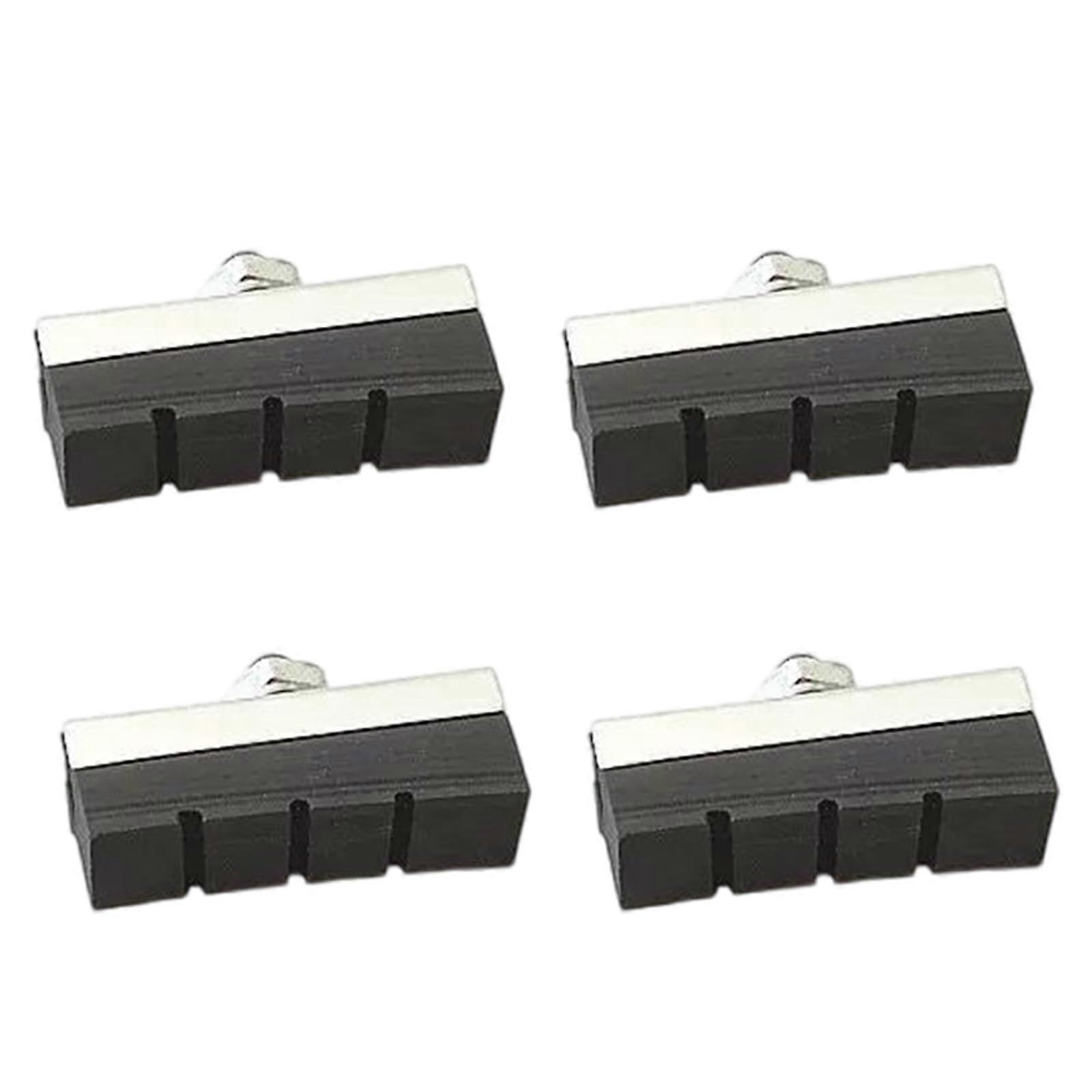 V Brake Pad Set 2 Pair For Mountain Bicycles Front And Rear Wheel Compatible With VBrake Systems