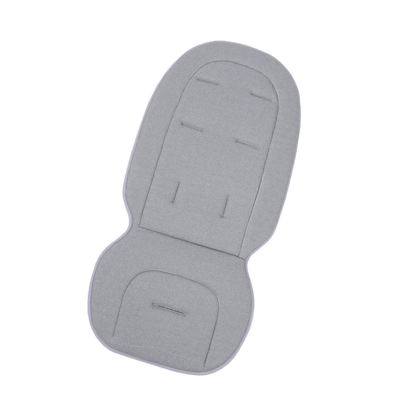 Cotton Baby Strollers Cushion with Thick Protective Layer Comfortable Fabric Easy Cleaning Design for Most Models  Gray