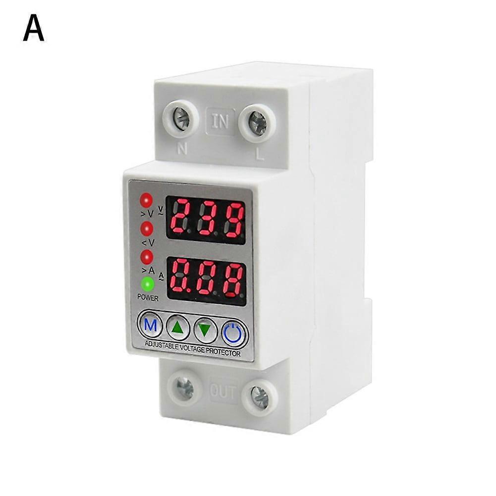 40A/63A Rail 230V Adjustable Voltage Protective Device Protector Relay