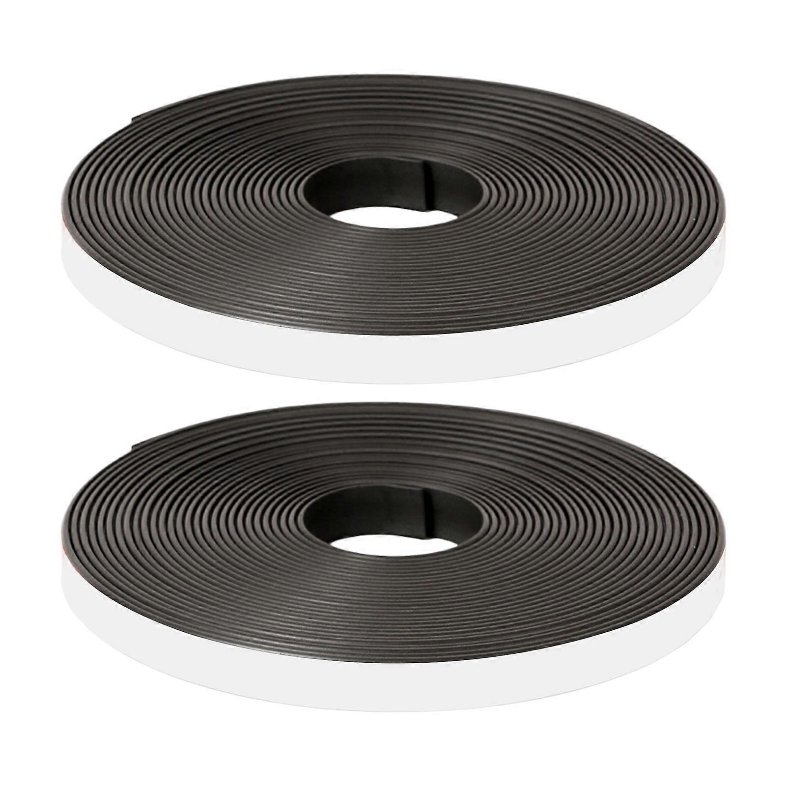 Flexible Sticky Magnet Tape Strips for Craft DIY Projects Garage Magnetic Tape Strips Roll with Selfs Adhesive Backing Multicolor