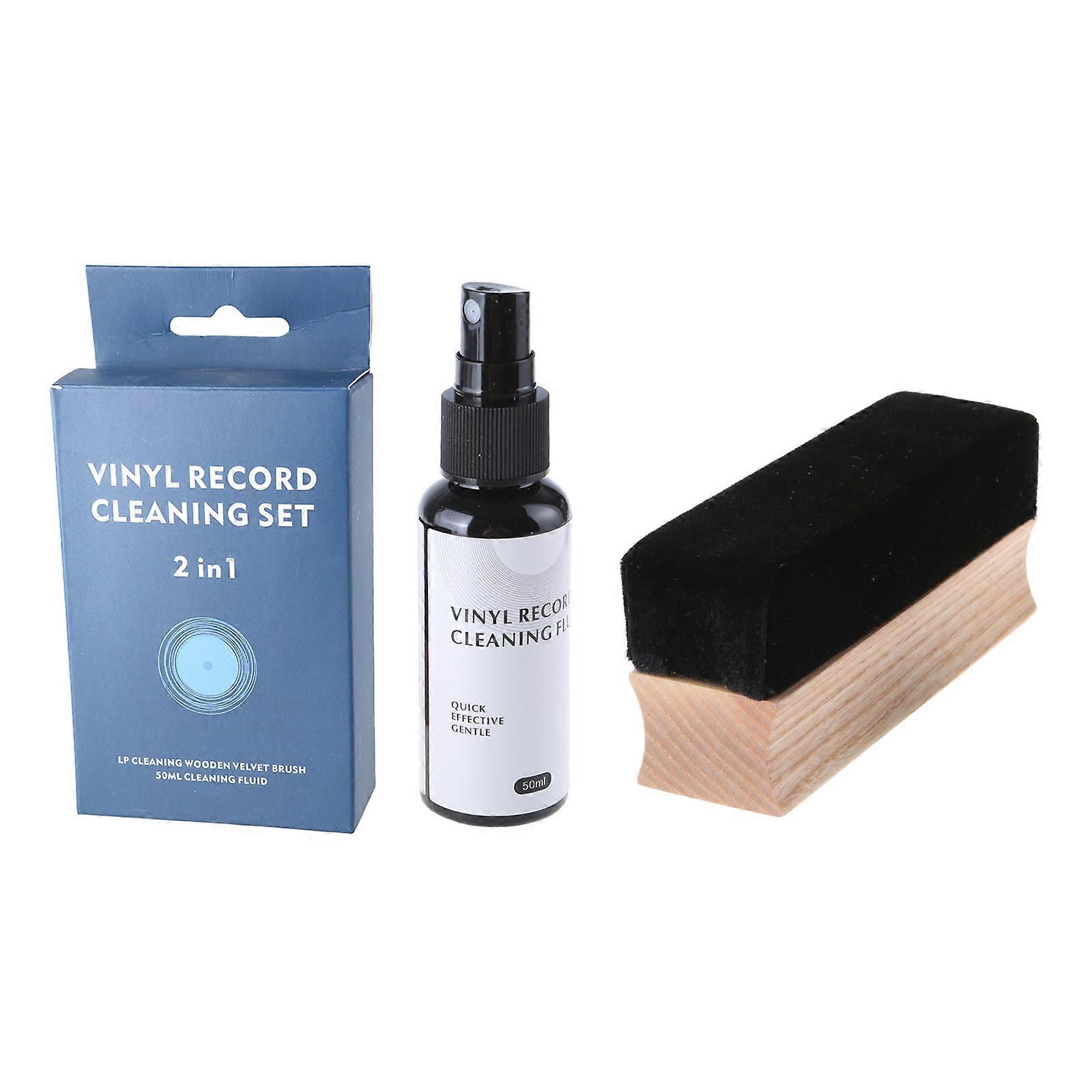 Keep Vinyls Records Dustproof with Soft Velvets Cleaner AntiStatic Brush for Enhances Sound Quality Multicolor