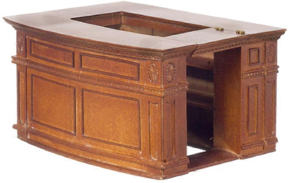 娃娃屋广场酒吧柜台微型Jbm酒吧商店商店家具胡桃木