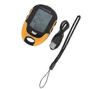 FR500 Outdoor Multifunctional Car Altimeter Barometer Thermometer Hygrometer Compass