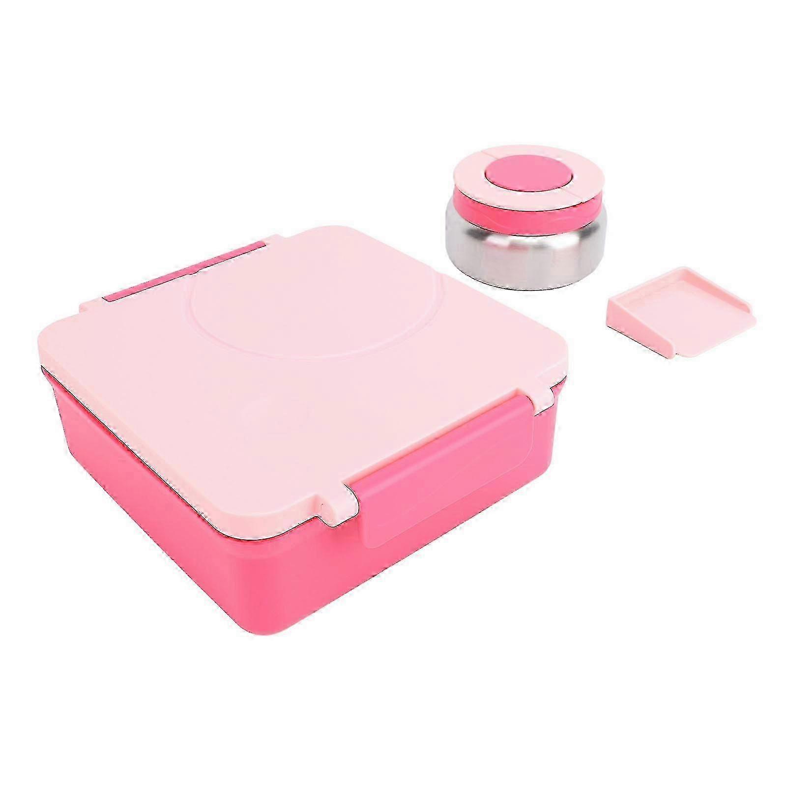 w Lunch Container with Handle Sealed Multi Compartments Dishwasher Safe Lunch B...