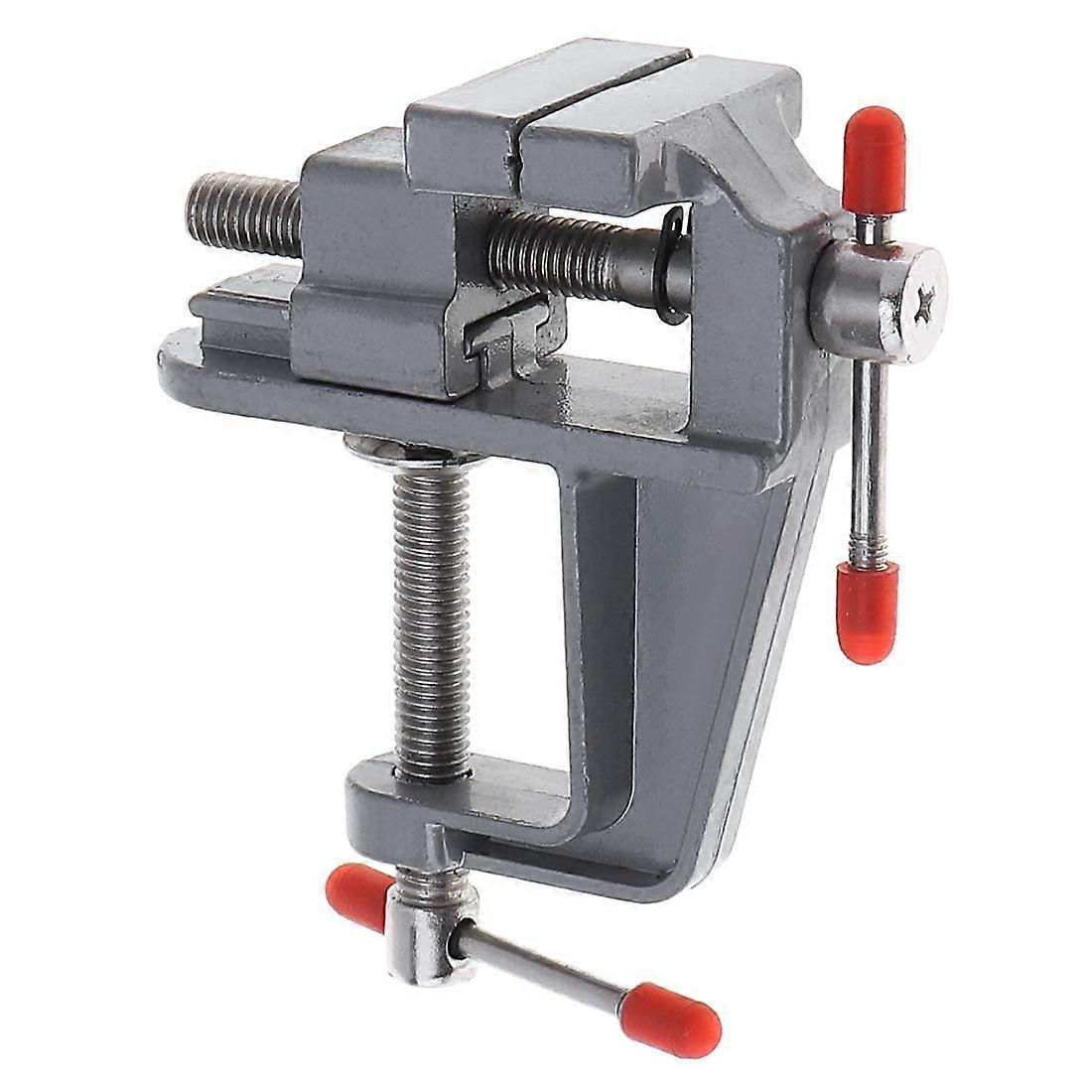 Aluminum Mini Bench Clamp Vice 31mm Max Clamping for Table , DIY, Crafting, Light Machining