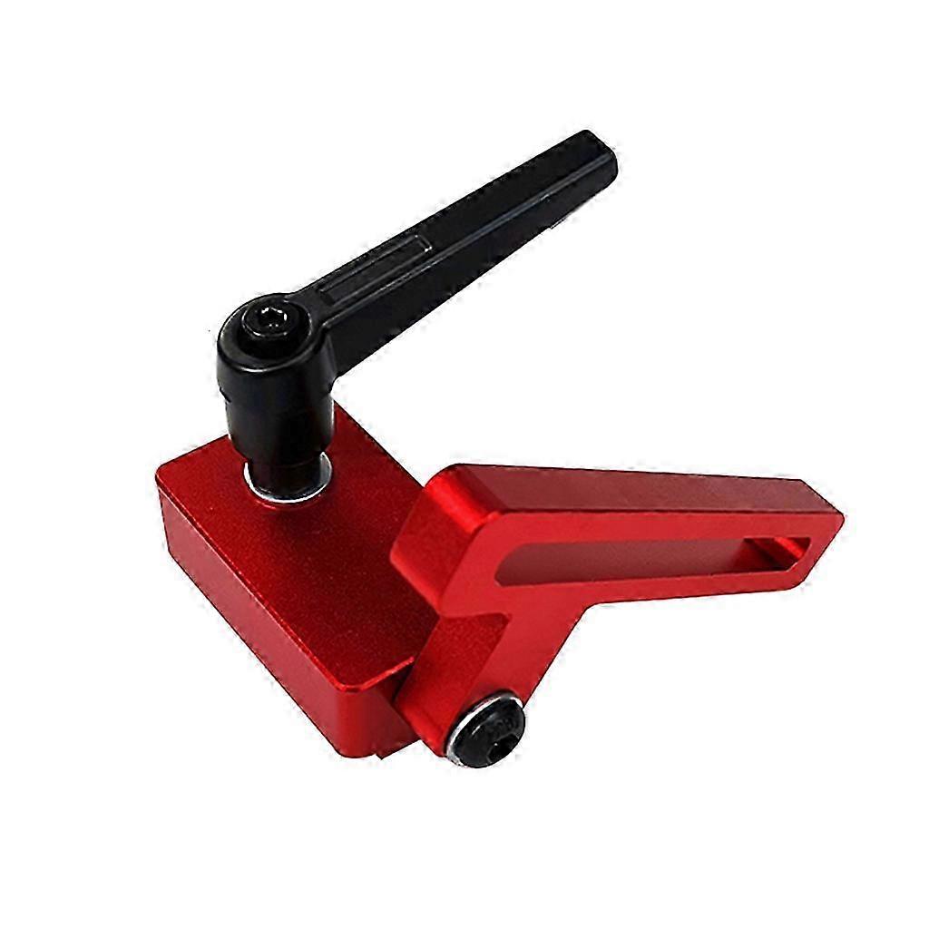 Fence Flip Stop for T Track Miter Track Stop Flip Woodwork for T Slot for Precision Miter Gauge Fence System for 30 Type Red