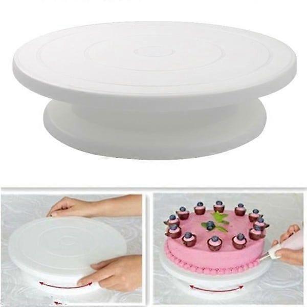 Rotating cake stand - Bakery equipment - Cake stand White
