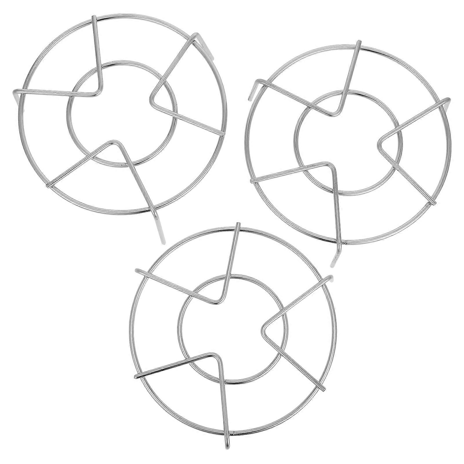 Stainless Steel Steaming Rack Set for Kitchen Use with 3Pcs Multi-Function Egg Steamer